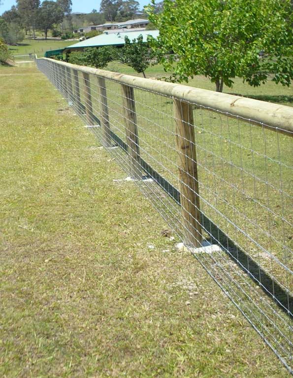 top rail long fence