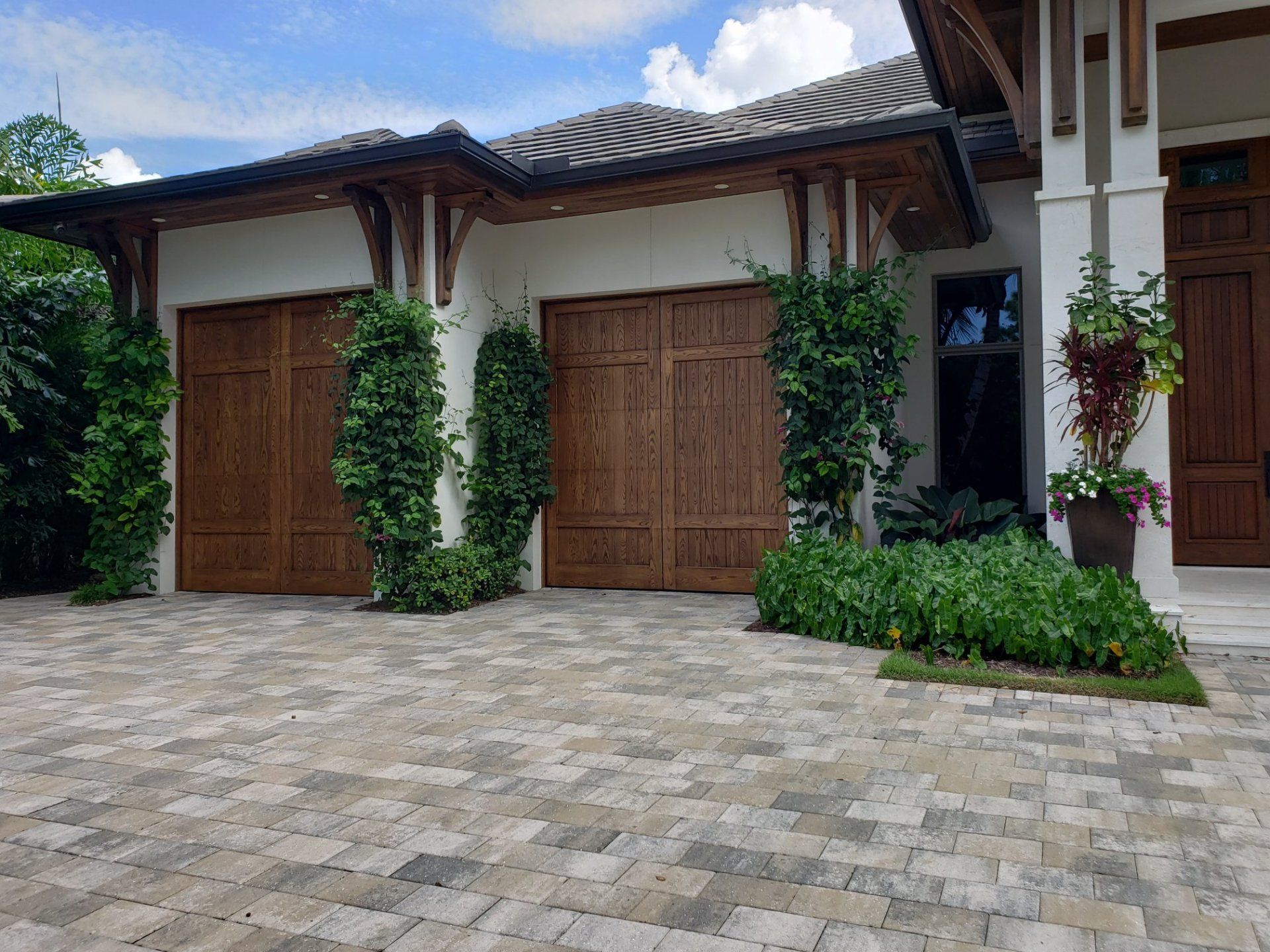 Garage Wooden Gate — Naples FL — Garage Doors of Naples
