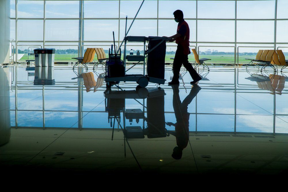 nettoyage des centres commerciaux
