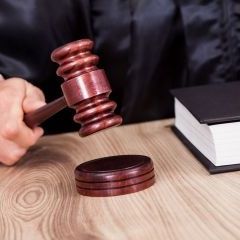 judge with gavel