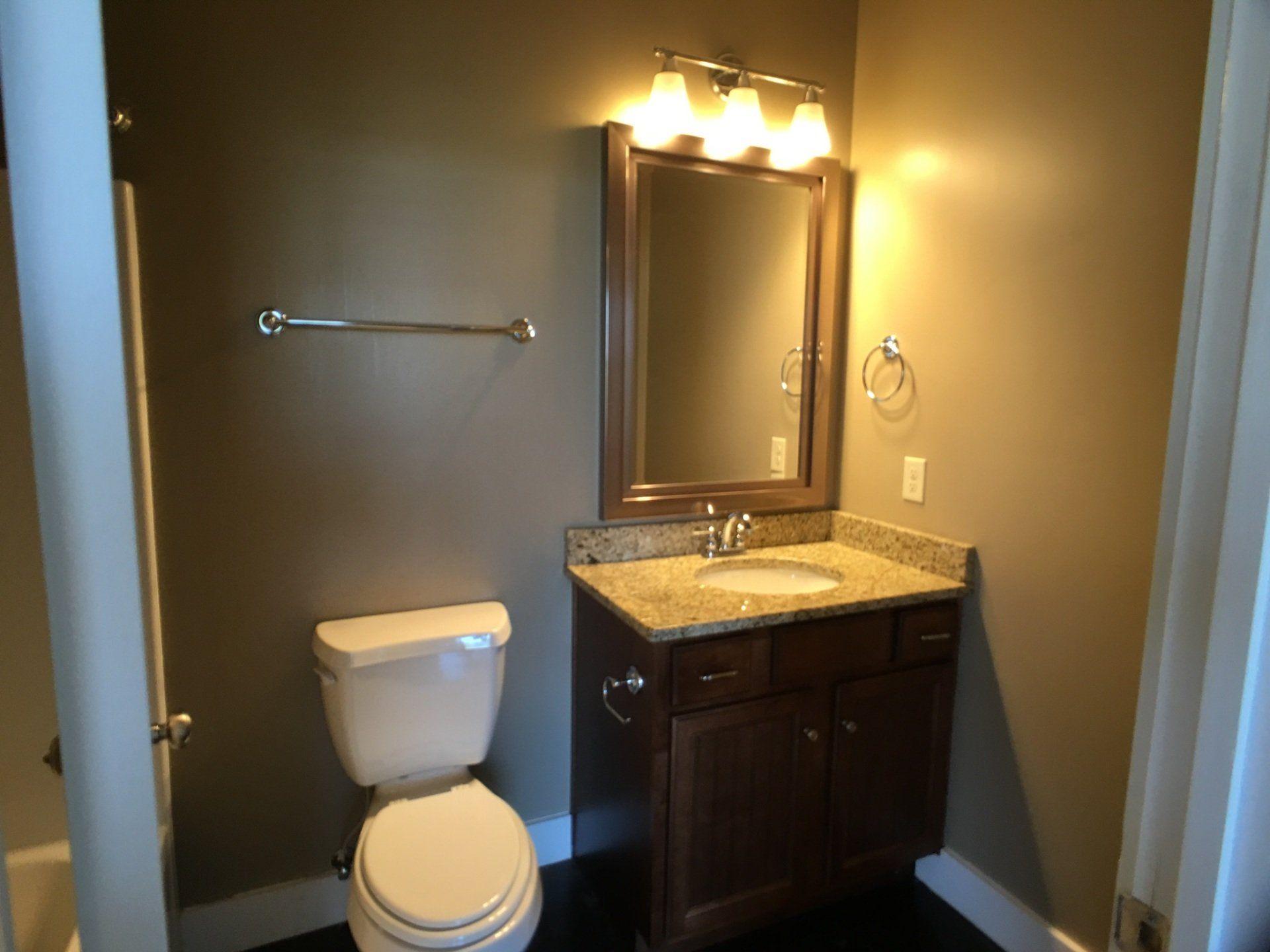 The bathroom