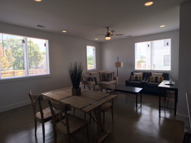 The living room