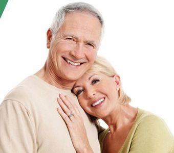 older couple smilng
