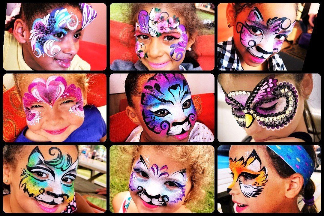 face painting in Montreal, kids face painting