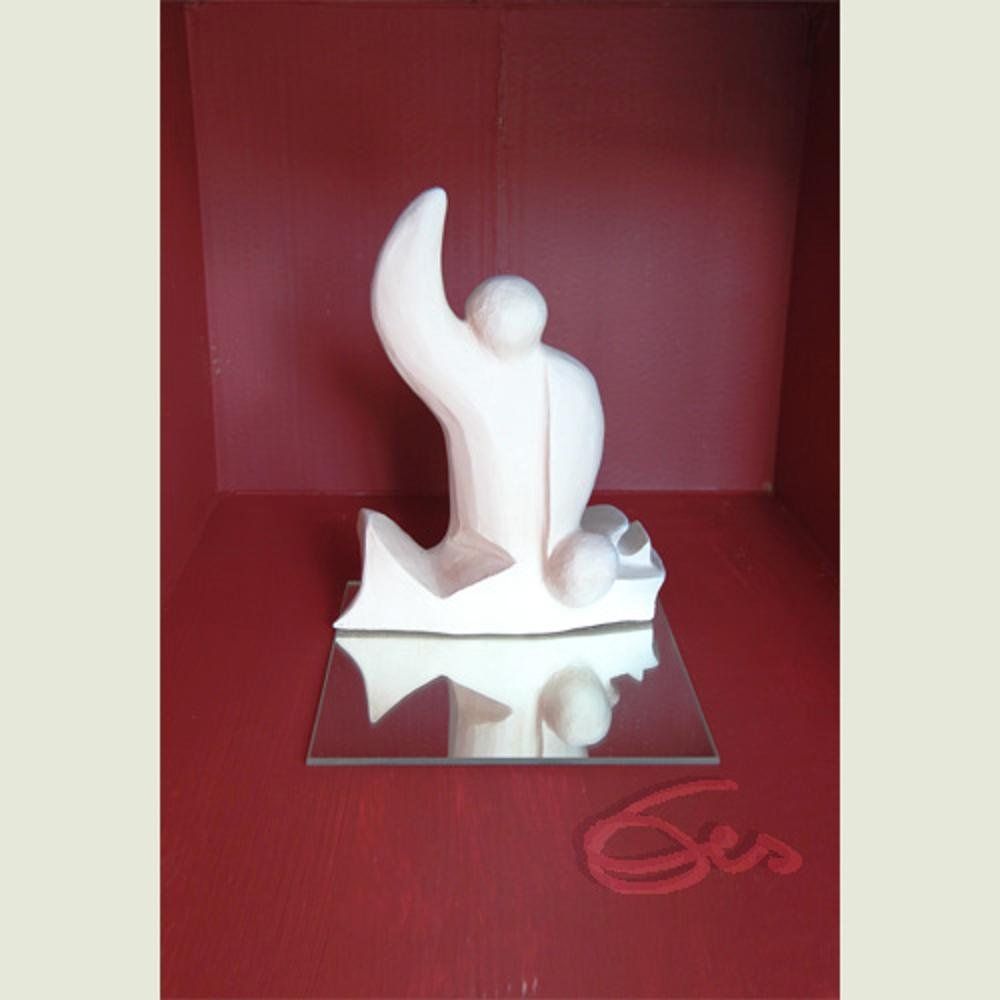Figur, Ton, Keramik, Paar, Liebe, Elisabeth Ernicke-Goßner