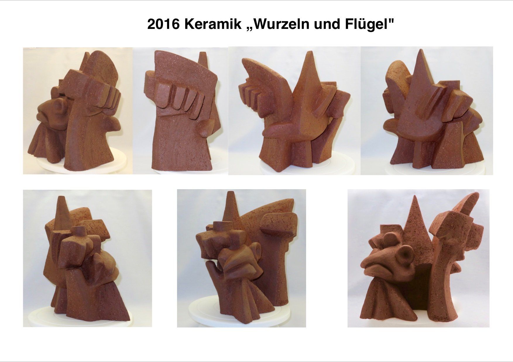 Keramikfigur Wurzeln und Flügel aus hochgebranntem roten Ton für Außenbereich geeignet wasserfest Höhe ca. 30 cm,
Kunst im Garten, figürliche Kunst im Haus, Kunst im Raum, Mensch, Erde, Himmel, Begeisterung