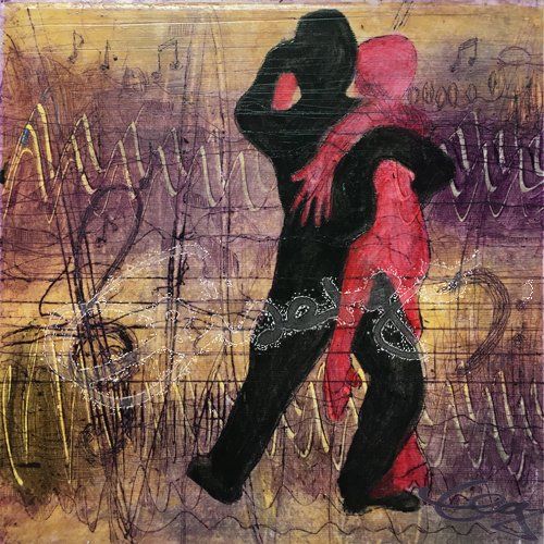 Elisabeth-Ernicke-Goßner-Bild-Öl-Tanz-Fahne-Tango-argentino-Elisergo, Bild-Öl-Tanz-Welle-Verfolgung-Tango, Elisergo, Ölbild, Acrylgemälde,Tanz, Welle, Tango Argentino, Gefühl, Genuss, Begegnung, Bewegung, Ballett, Tanzbilder, Contemporary Art, 