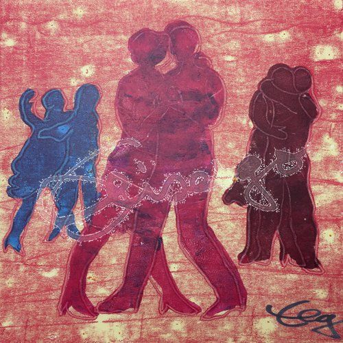 Elisabeth-Ernicke-Goßner-Bild-Öl-Tanz-Fahne-Tango-argentino-Elisergo, Bild-Öl-Tanz-Welle-Verfolgung-Tango, Elisergo, Ölbild, Acrylgemälde,Tanz, Welle, Tango Argentino, Gefühl, Genuss, Begegnung, Bewegung, Ballett, Tanzbilder, Contemporary Art, , Hochdruck-rot-blau