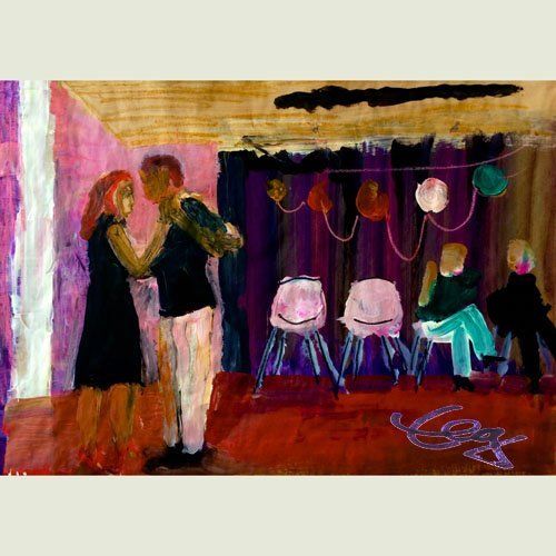 Bild, Öl, Acryl, Leinwand, Karton, Tanz, Bewegung, Elisabeth Ernicke-Goßner