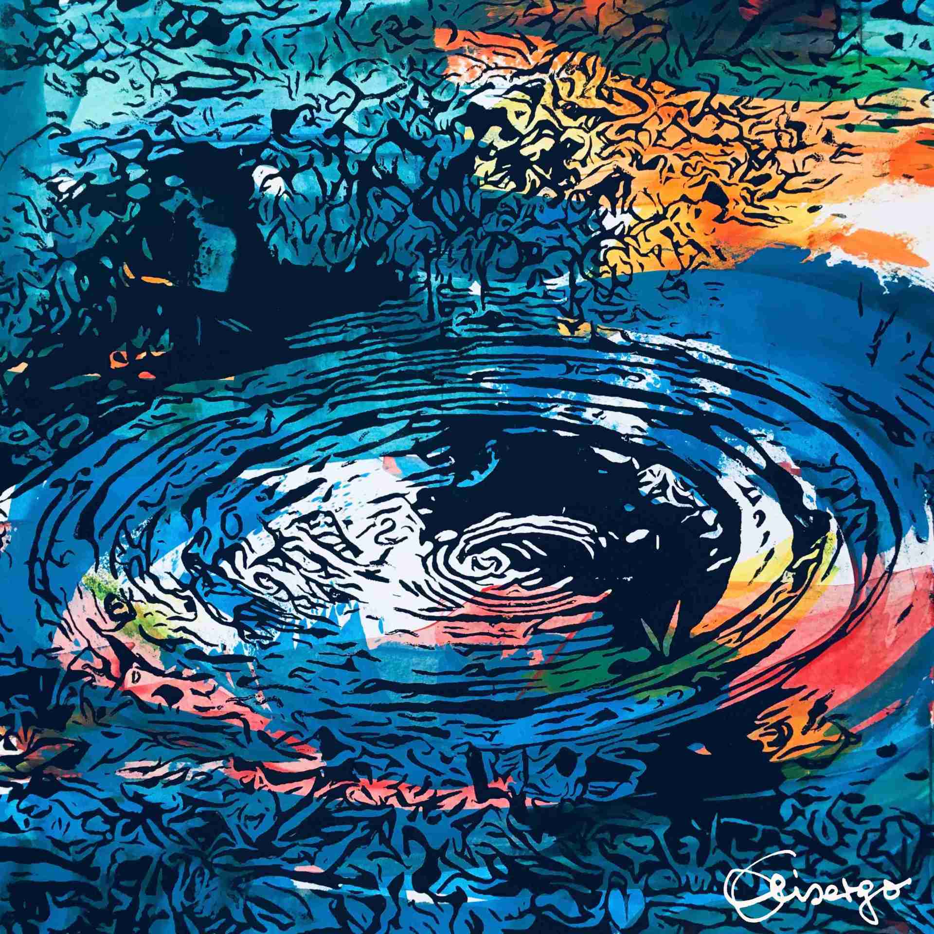 Elisergo, kunst, Bild, Gemälde, Siebdruck, Kunstatelier, Galerie-augsburg, modernart, contemporaryart, #elisergo, galerie-augsburg, Elisabeth  Ernicke-Goßner,