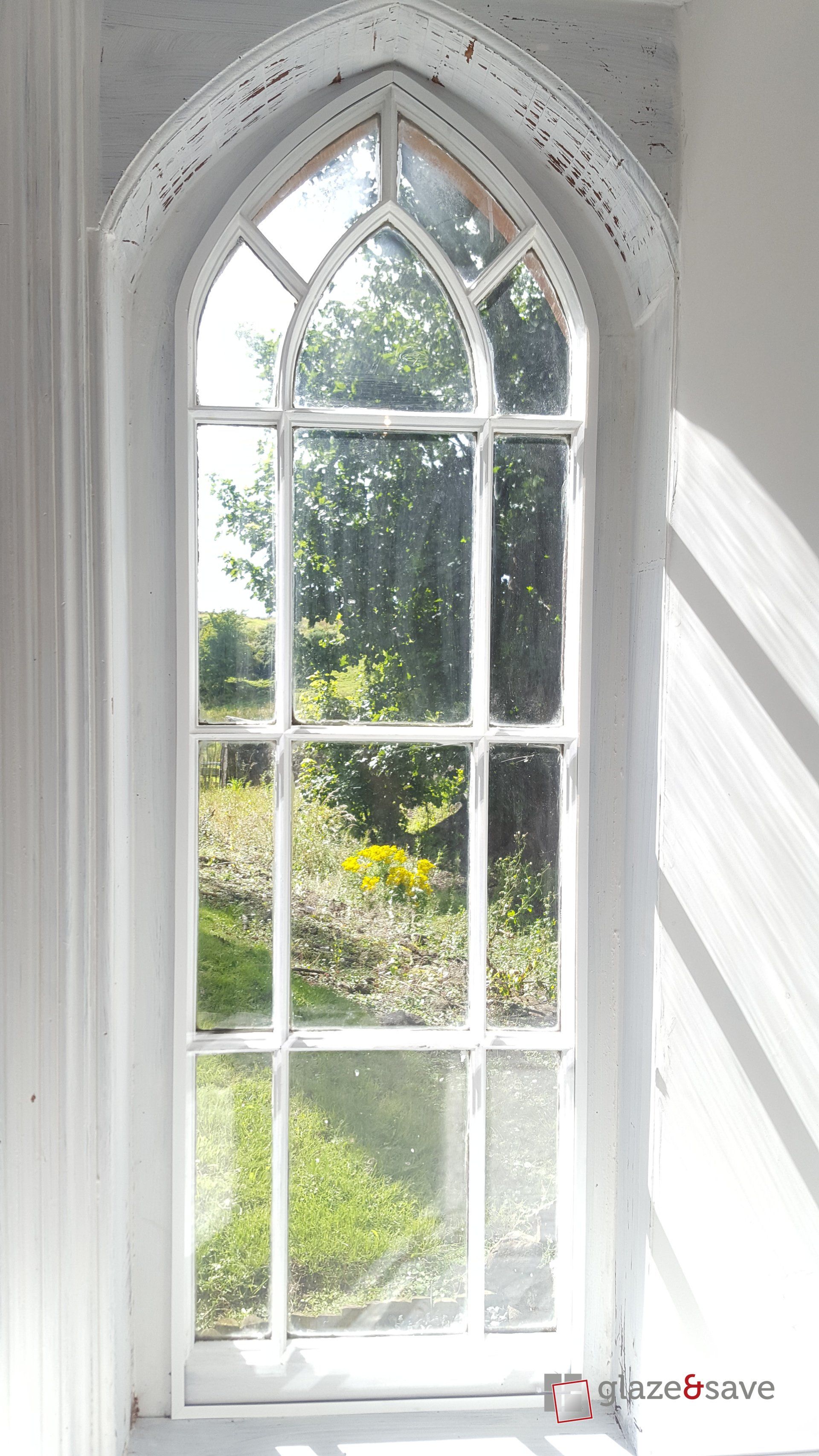 A white window