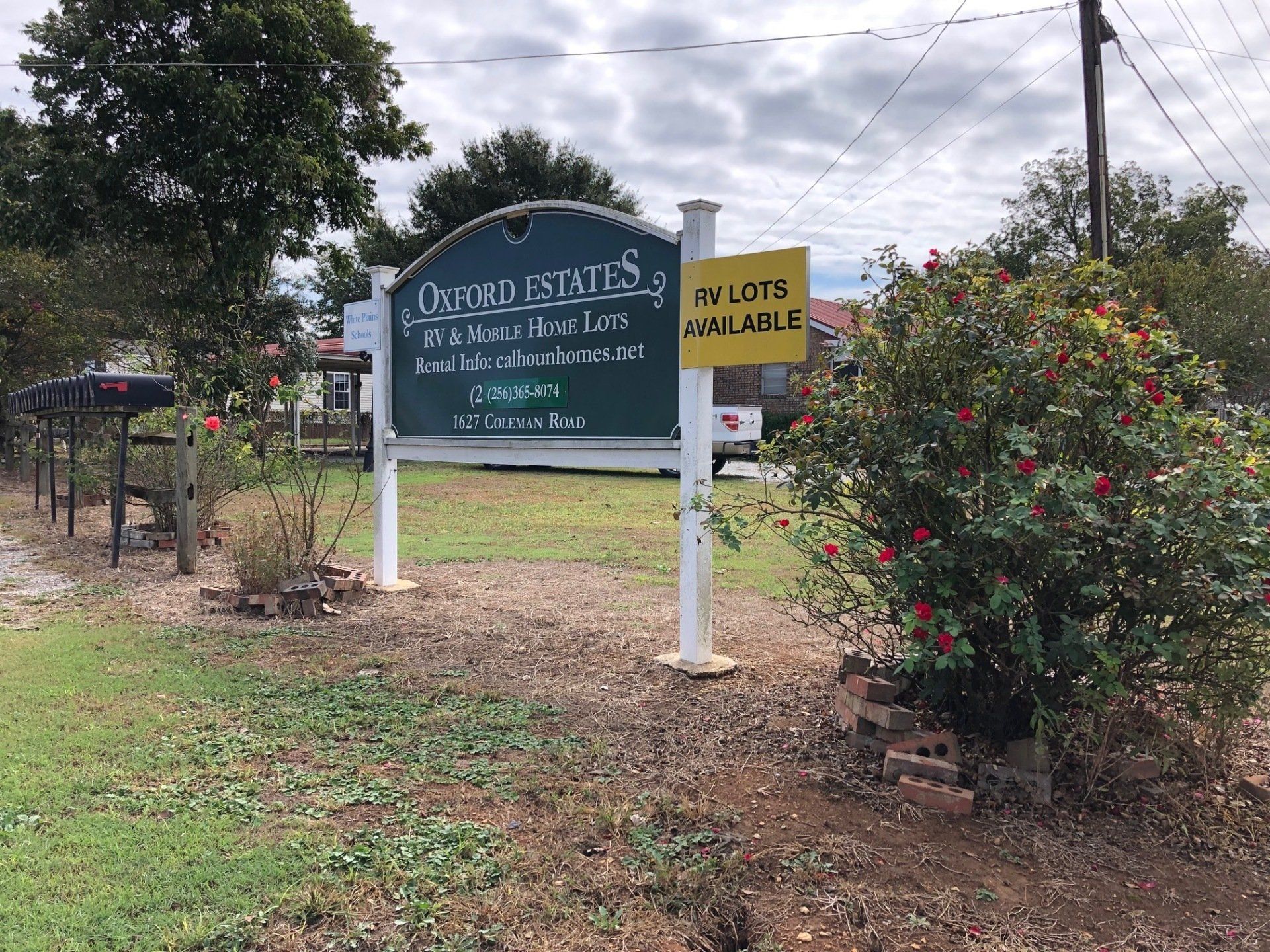 Oxford Estates Sign