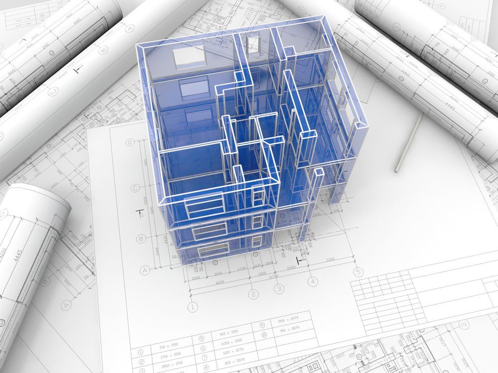 3d construction drawing