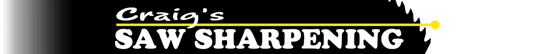 Craig's saw sharpening logo Craig's saw sharpening logo