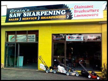 Craig's saw sharpening shopfront Craig's saw sharpening shopfront