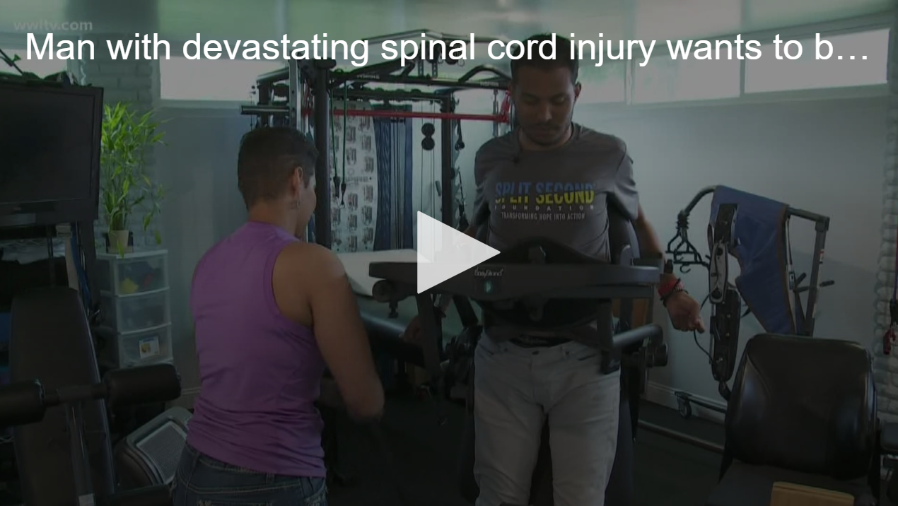 A man with a devastating spinal cord injury wants to b ...