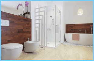 a new bathroom installation