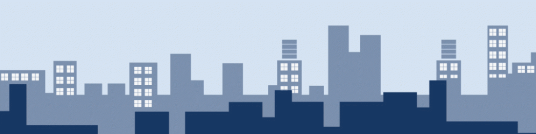 Banner of City skyline