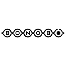 Un logo noir et blanc pour une entreprise appelée bonobo.