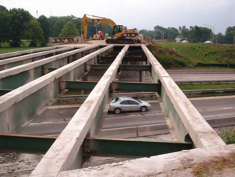 Constructing New Overpass — Knoxville, Tennessee — True-Line Coring & Cutting