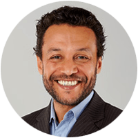 middle-age man smiling, testimonial 2