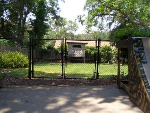Tall chain link fence in Dunnellon, FL