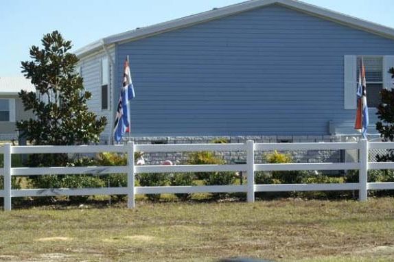 4ft three rail fence installation