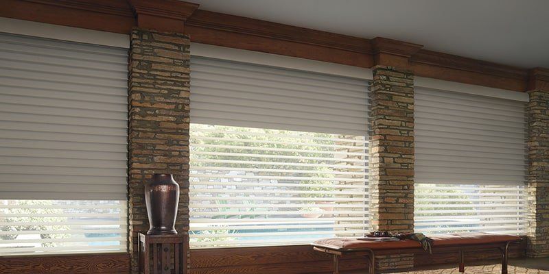 Bricks Wall with Window Blinds — Moses Lake, WA — Columbia Glass