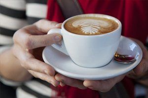 a stunning piece of Latte art