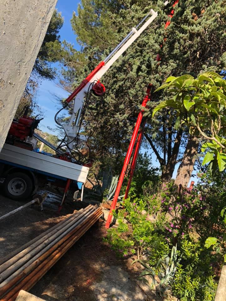 trivellazione in un terreno