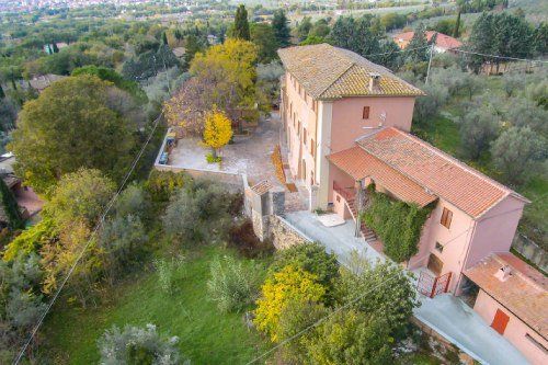 Veduta della casa di riposo dall'alto