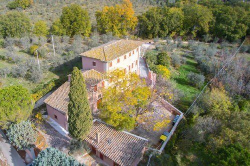 Veduta della casa di riposo dall'alto