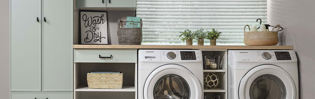 Custom Laundry Cabinet System