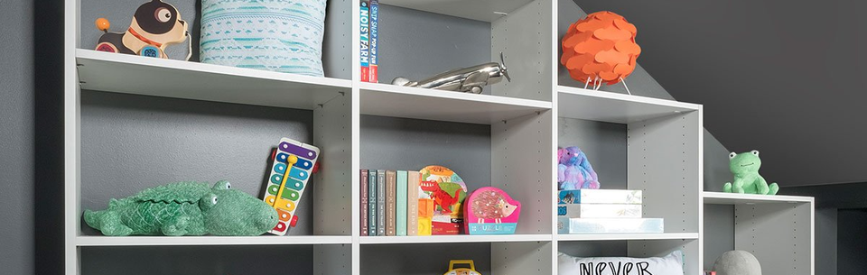 Under Stairs Organizer System