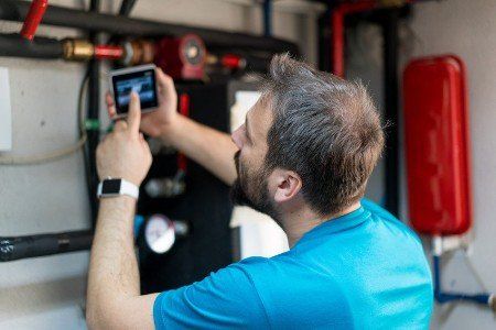 Central heating system check