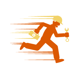 A 24-hour engineer icon