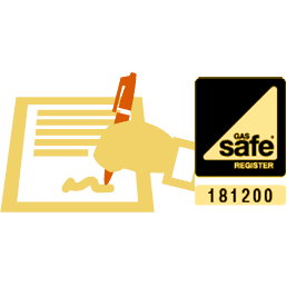 A Gas Safe and contract icon