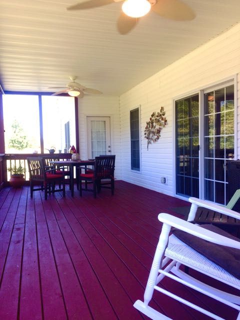 Solid Color Redwood Deck Stain