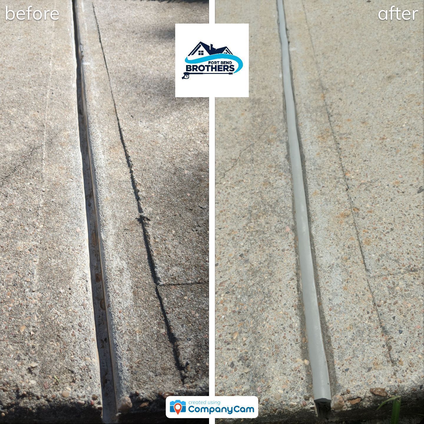 Before and After Sidewalk — Richmond, TX, Sienna Plantation, TX — GapArmour