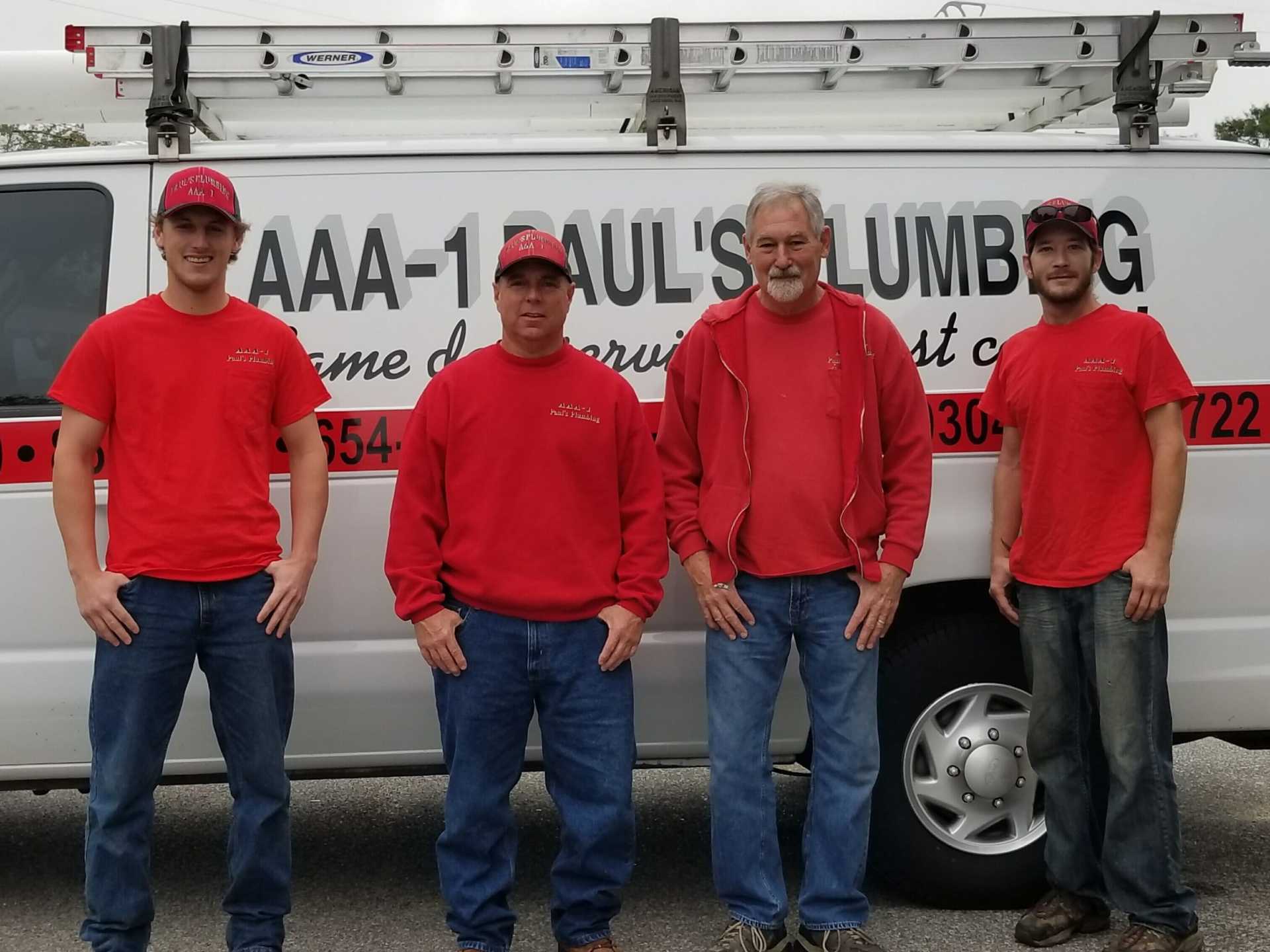 Tradesman Standing by his Van — Plumbing and Piping Fixed and Installed in Fort Walton Beach,FL