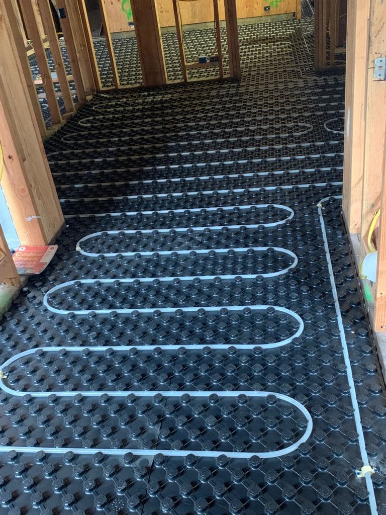 New Floor Heating Pipes Installed — San Francisco, CA — Bayworks Plumbing