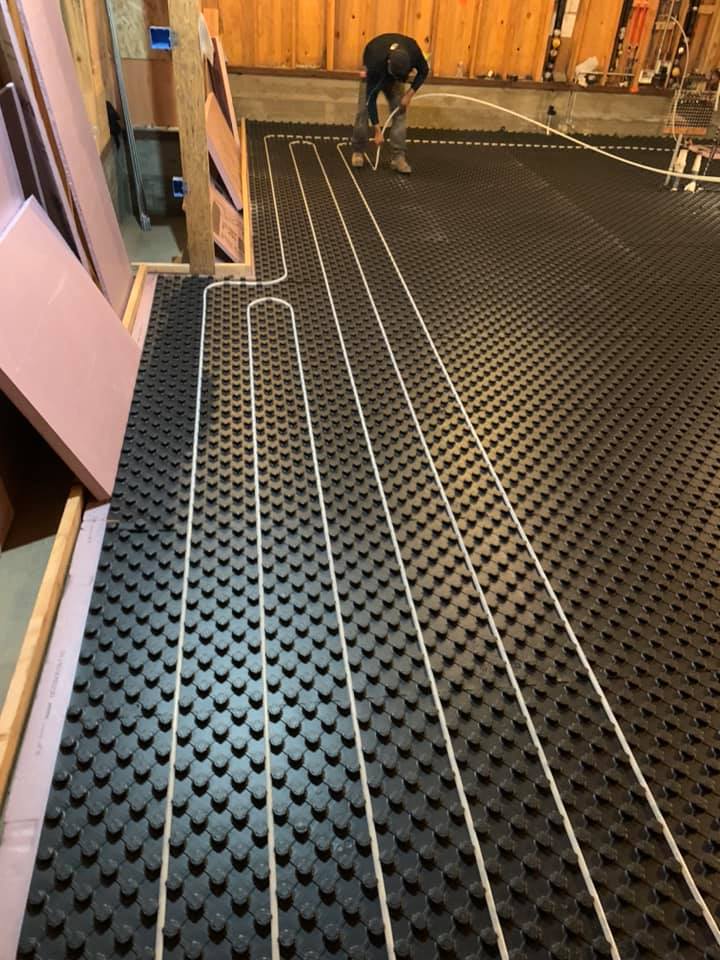 Floor Heating Pipes Installed — San Francisco, CA — Bayworks Plumbing