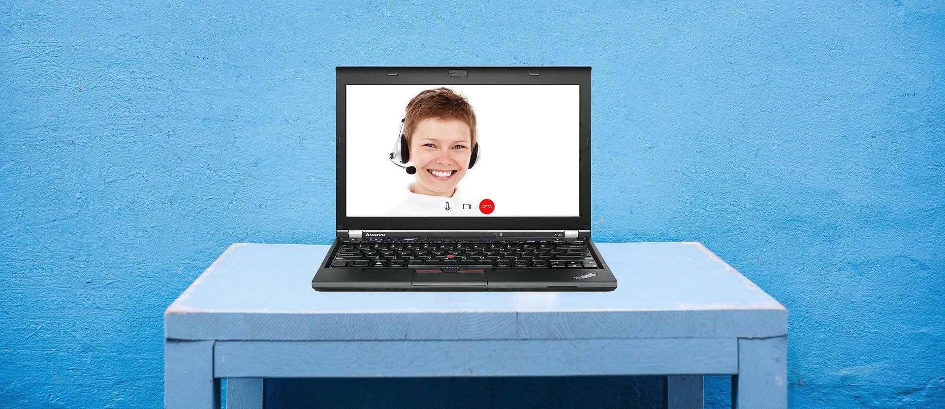 An online business representative as part of digital transformation