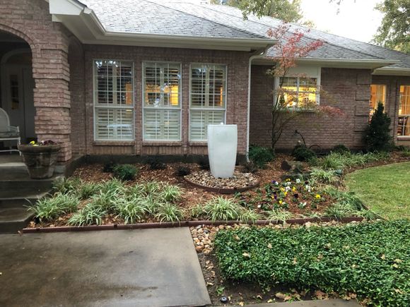 Landscape In Front Of House — Decatur, TX — Superior Lawn & Landscape Landscape In Front Of House — Decatur, TX — Superior Lawn & Landscape