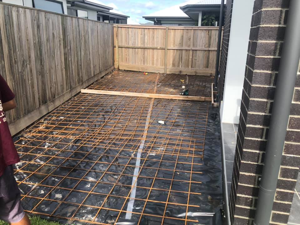 Steel Bars Before Adding Concrete 2 — Masonry Construction in Sunshine Coast, QLD