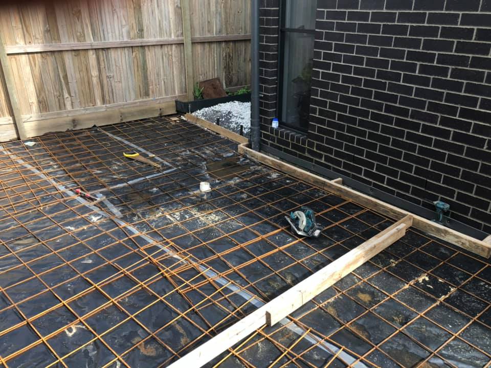 Steel Bars Before Adding Concrete — Masonry Construction in Sunshine Coast, QLD