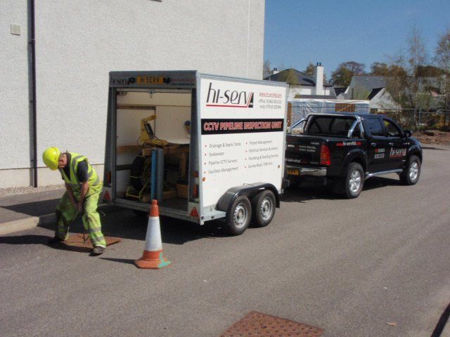 drain cleaning vehicle