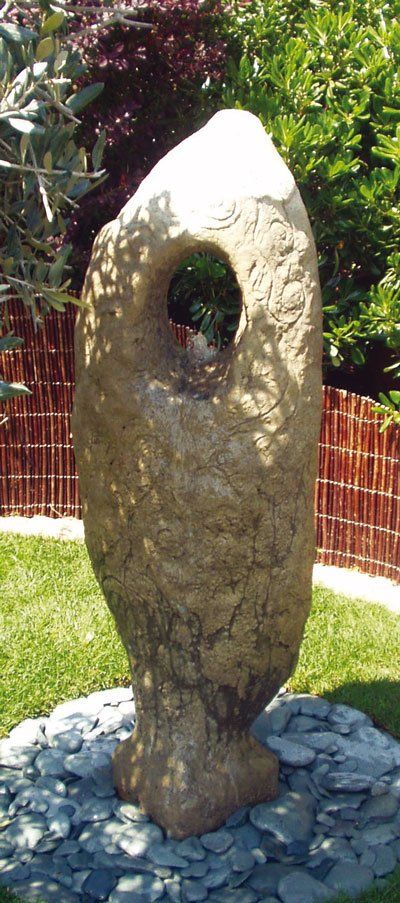 stone garden statue celtic stone fountain