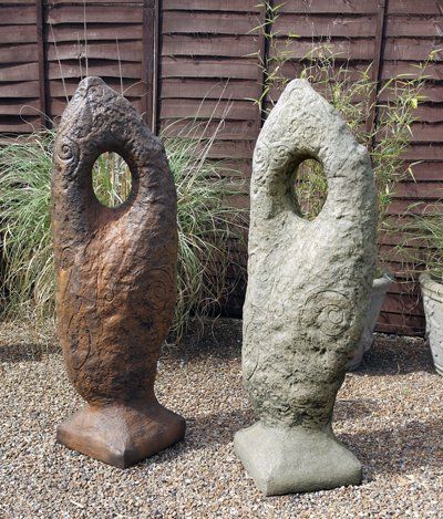 stone garden statue celtic stone