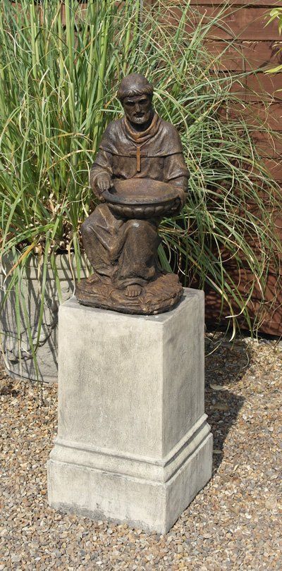 stone garden statue st francis of assisi